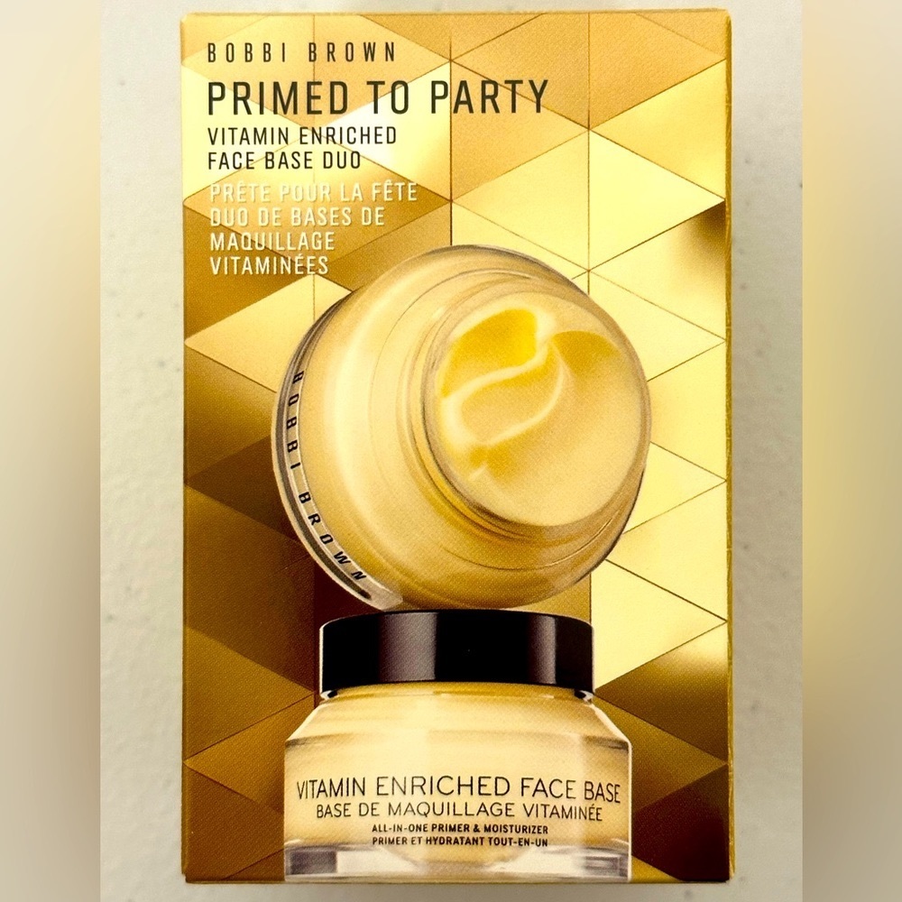 BOBBI BROWN PRIMED TO PARTY VITAMIN ENRICHED FACE BASE DUO (BRAND NEW IN BOX)